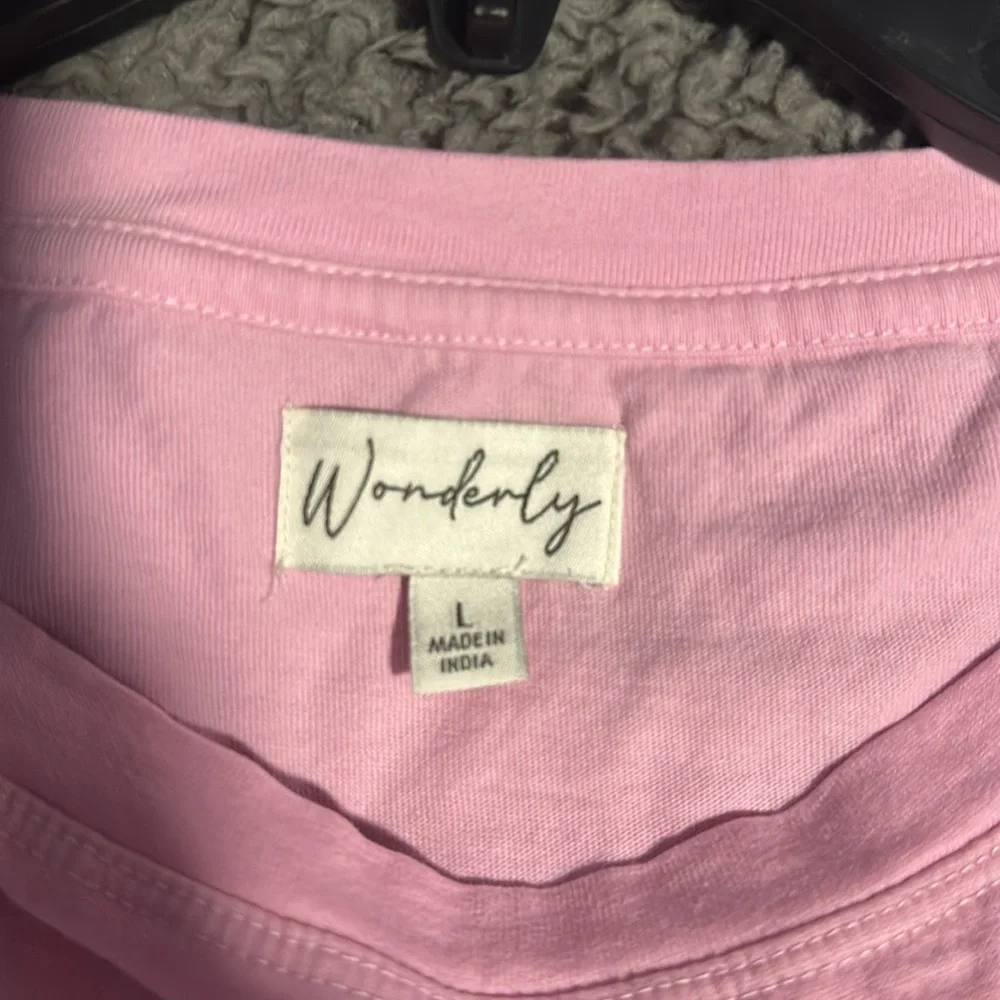 Pink Ruffle Hem Top - Picture 5 of 7